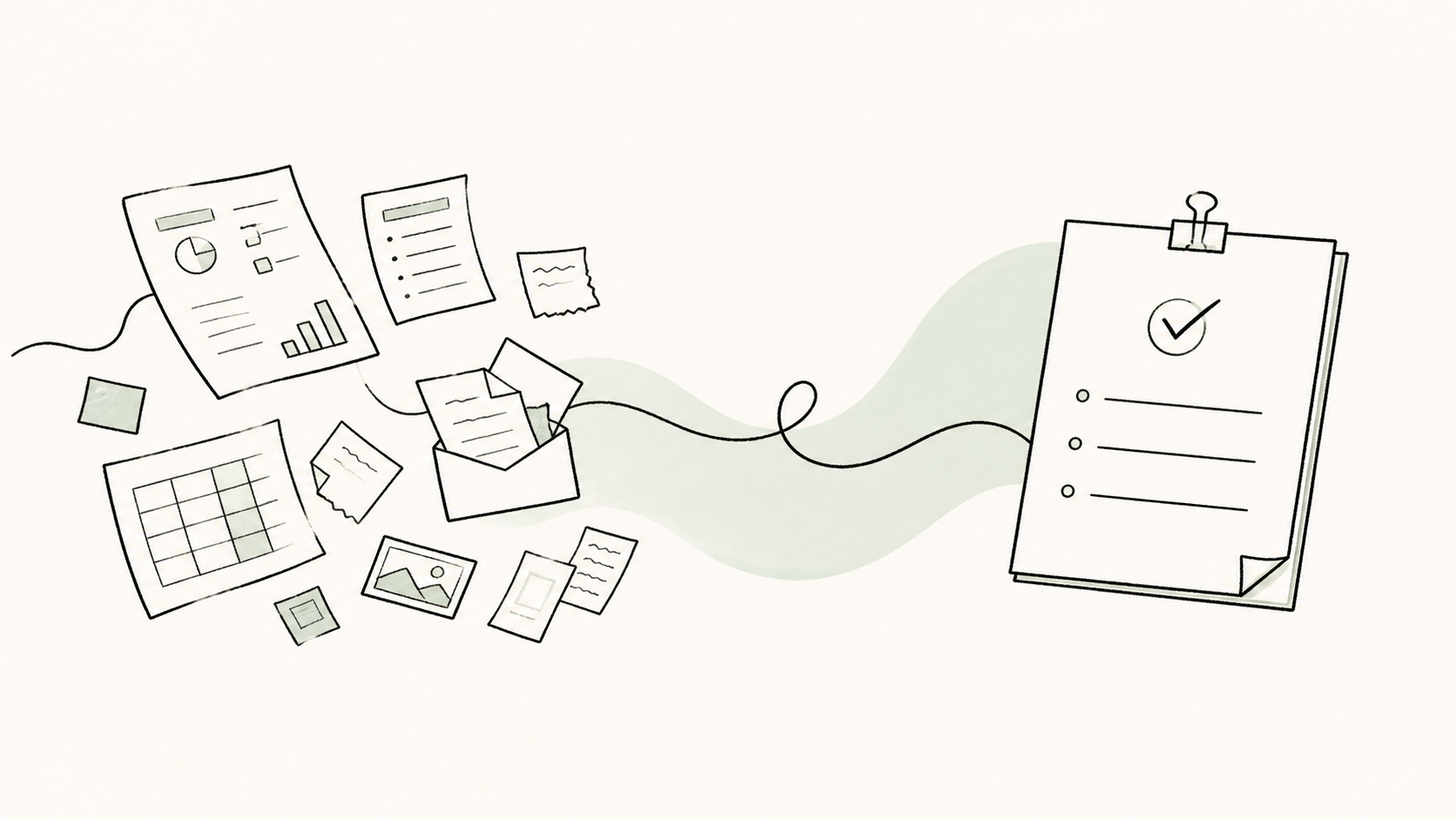 Scattered operating information becoming one clear direction